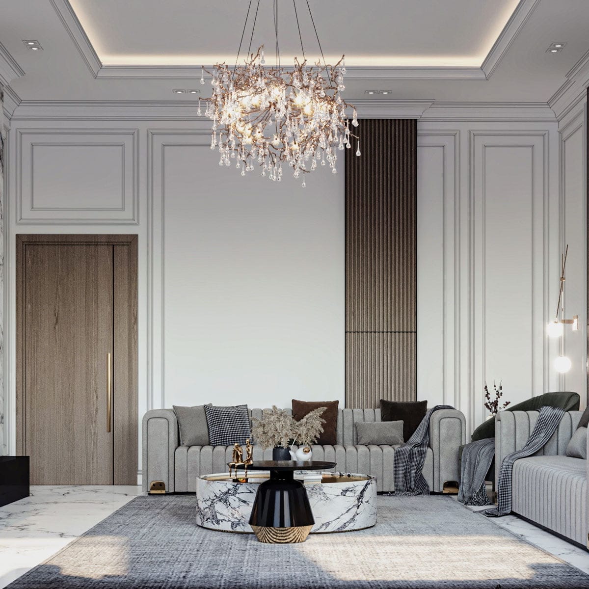 Thiết kế nội thất hiện đại tối giản