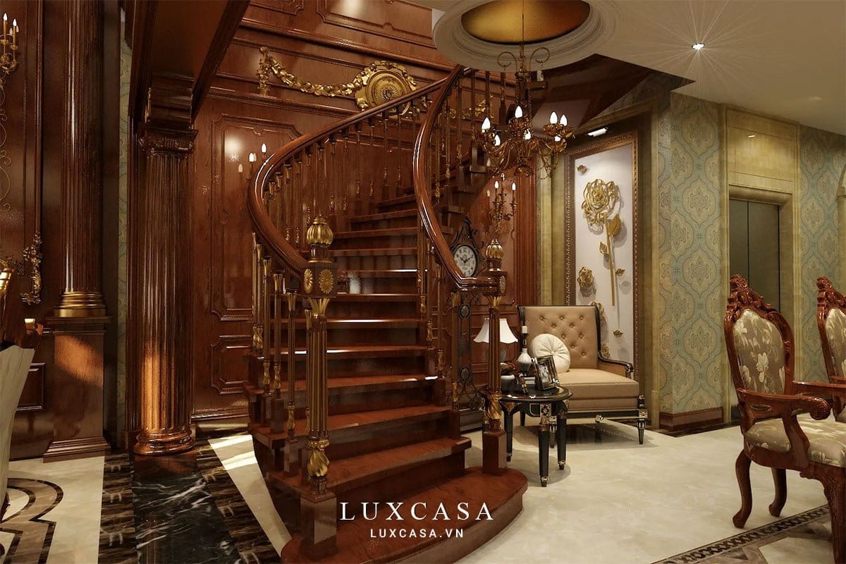 Thiết kế nội thất biệt thự phong cách cổ điển
