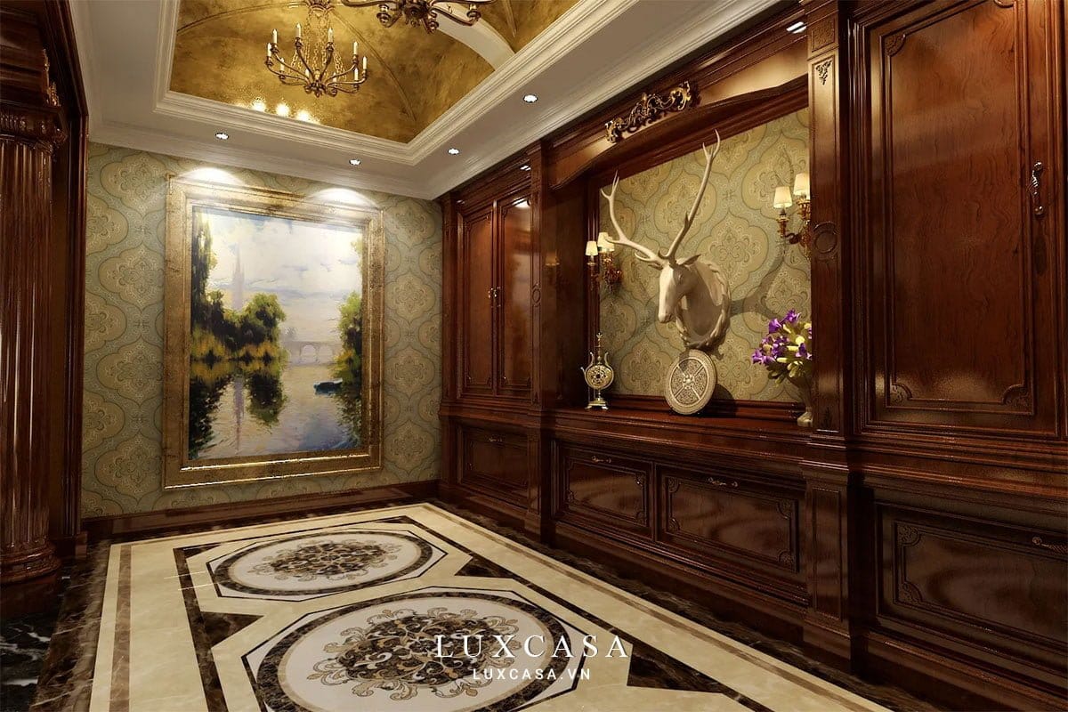 Thiết kế nội thất biệt thự phong cách cổ điển