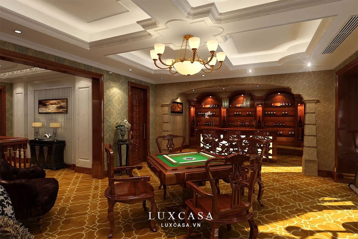 Thiết kế nội thất biệt thự phong cách cổ điển