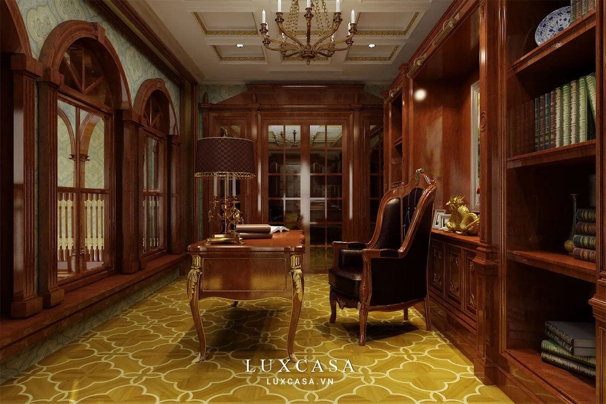 Thiết kế nội thất biệt thự phong cách cổ điển