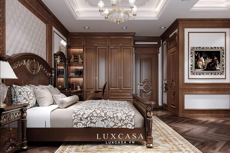 Thiết kế nội thất biệt thự gỗ phong cách cổ điển 8 Thiết kế nội thất biệt thự gỗ phong cách cổ điển