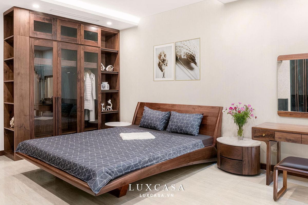 Thiết kế nội thất biệt thự gỗ tự nhiên