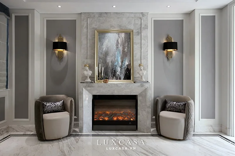 Thiết kế thi công nội thất biệt thự Luxury