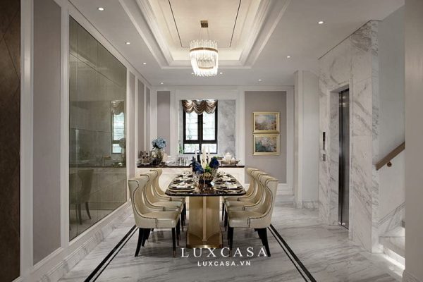 Thiết kế thi công nội thất biệt thự Luxury