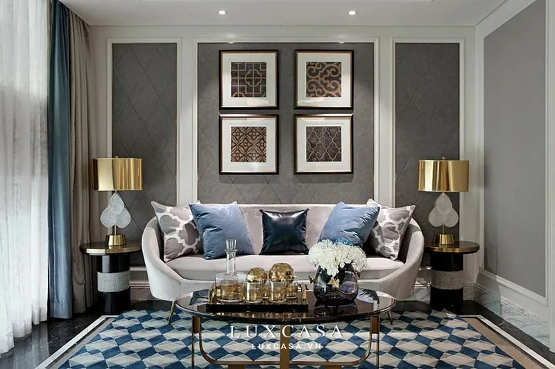 Thiết kế thi công nội thất biệt thự Luxury