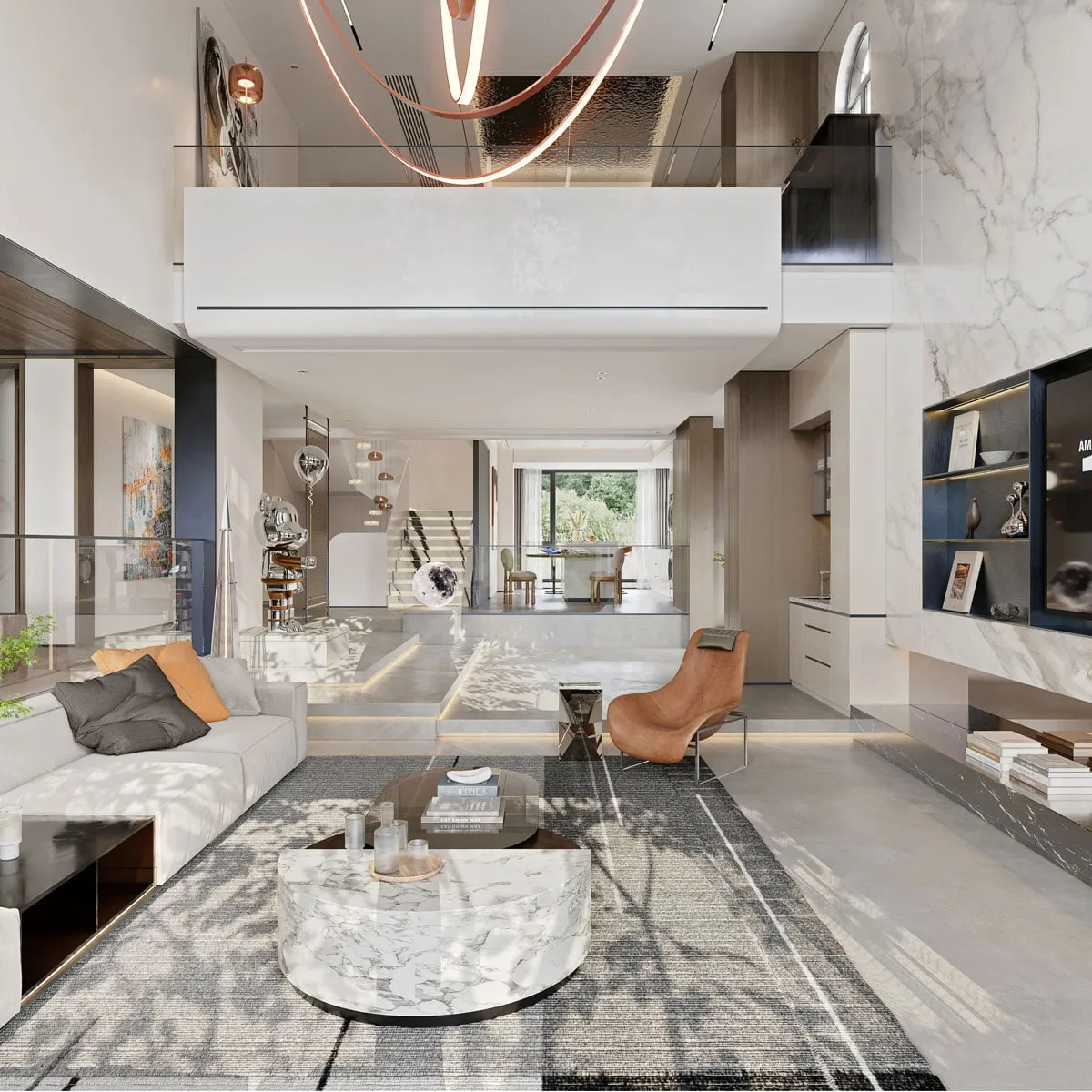 Thiết kế nội thất biệt thự thông tầng NBT49 1 Thiết kế nội thất biệt thự thông tầng