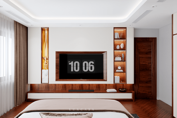 thiet ke noi that biet thu phong ngu goc hep