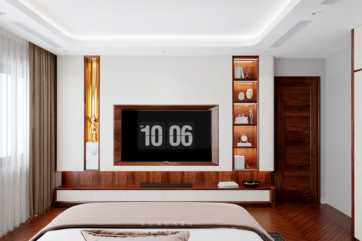 thiet ke noi that biet thu phong ngu goc hep