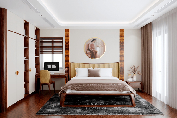 thiet ke noi that biet thu phong ngu goc rong