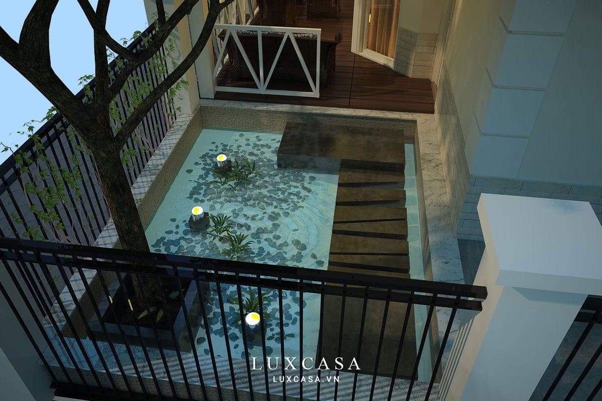 Thiết kế nội thất biệt thự tân cổ điển nhà chú Hùng 19 Thiết kế nội thất biệt thự tân cổ điển