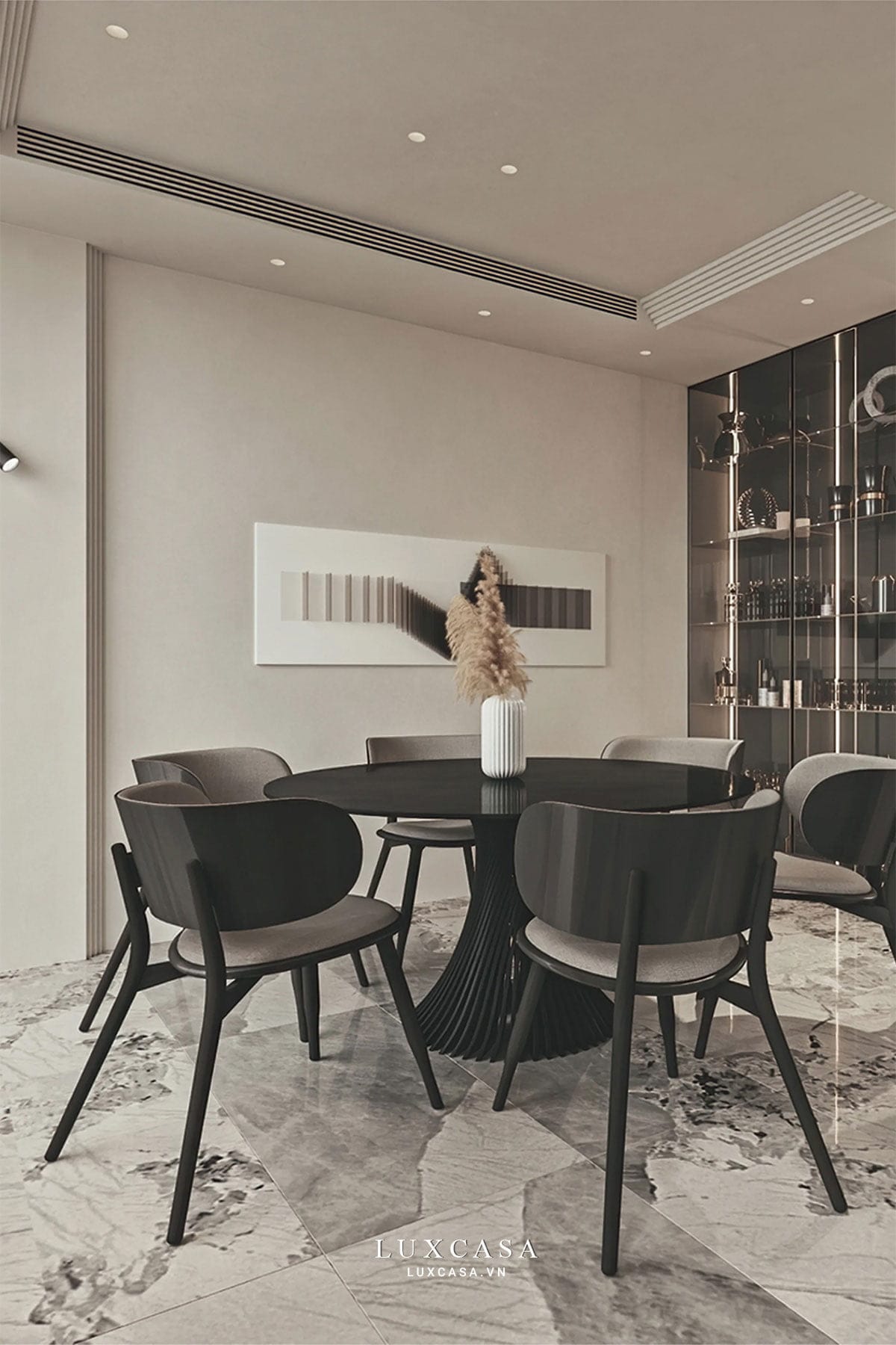 Thiết kế nội thất biệt thự tối giản NBT40 8 Thiết kế nội thất biệt thự tối giản