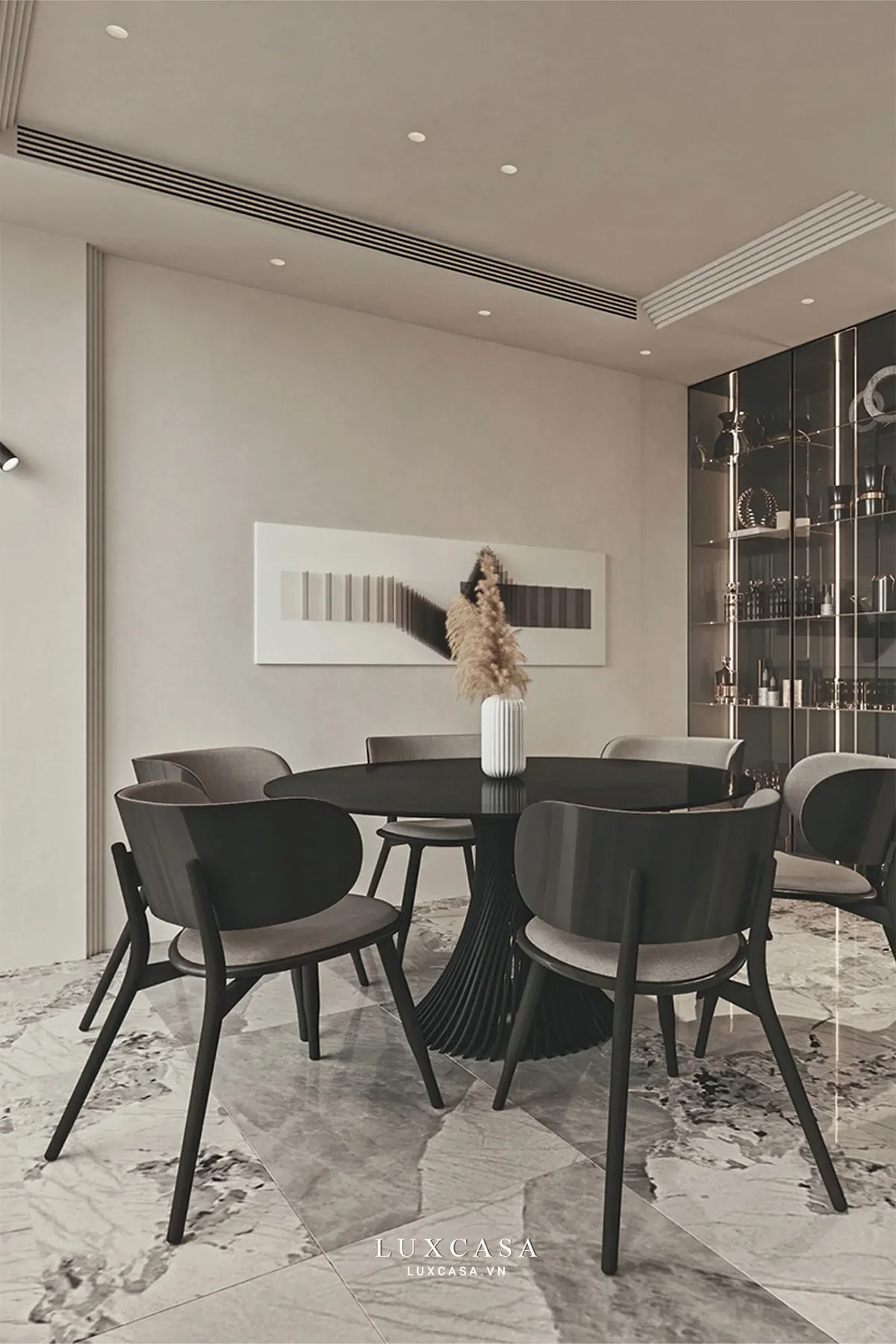 Thiết kế nội thất biệt thự tối giản NBT40 8 Thiết kế nội thất biệt thự tối giản