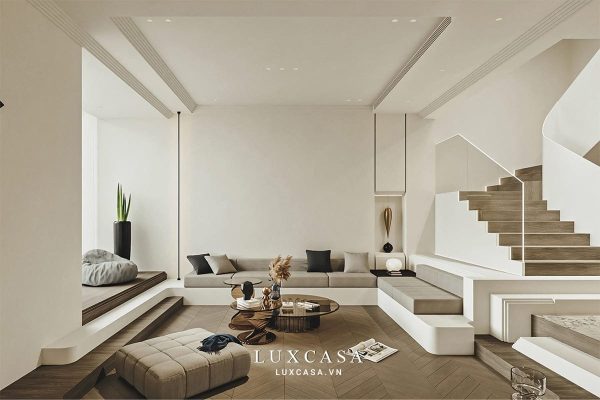 Thiết kế nội thất biệt thự tối giản