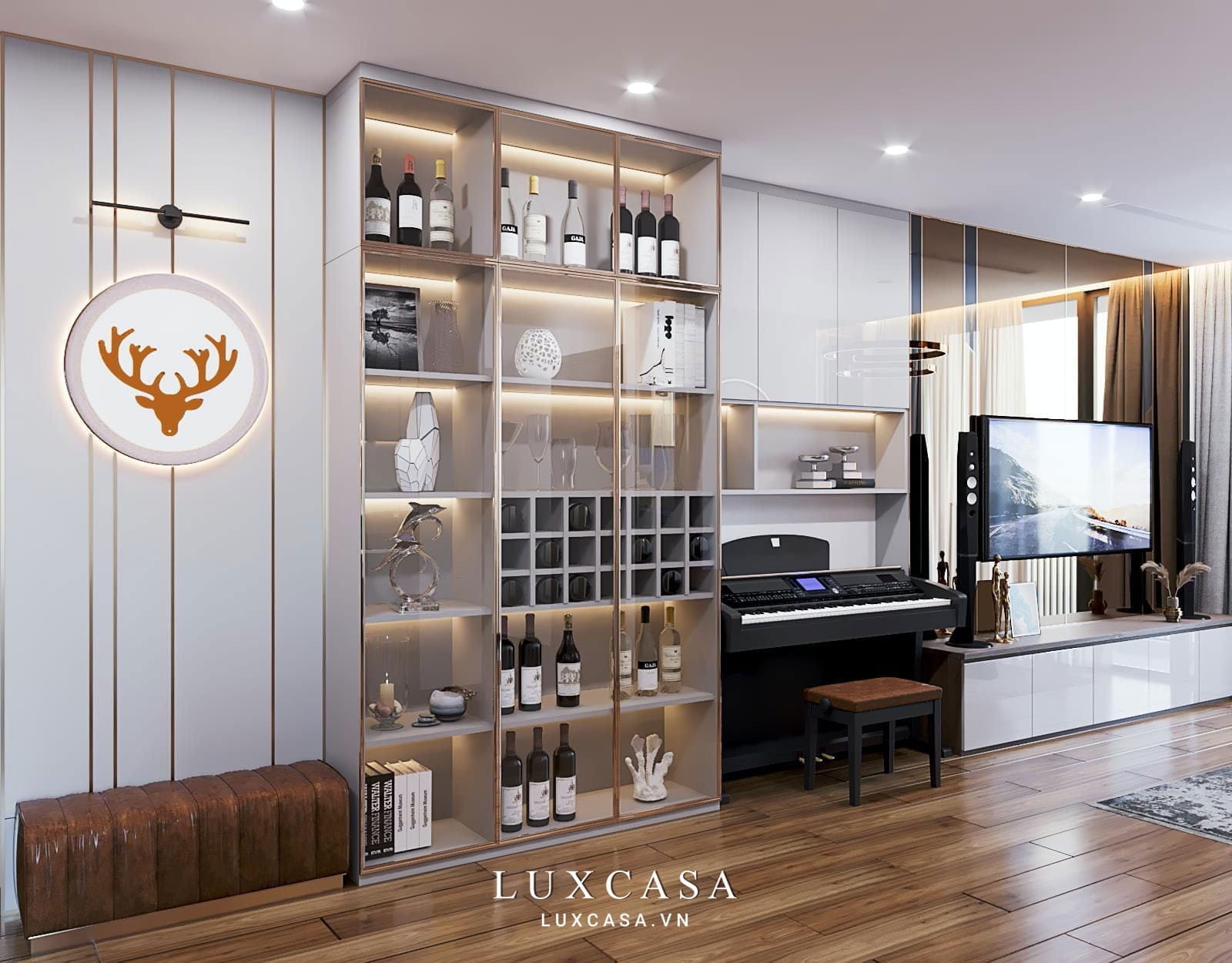 thiet ke noi that chung cu dep cho phong khach 5 1