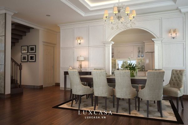 Thiết kế nội thất biệt thự tân cổ điển