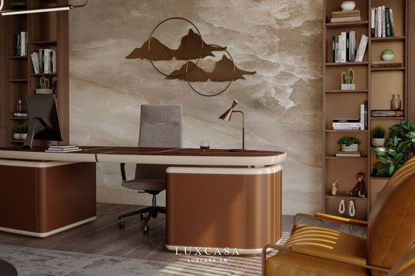 Thiết kế nội thất phòng giám đốc Hadico