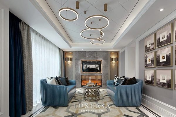 Thiết kế thi công nội thất biệt thự Luxury