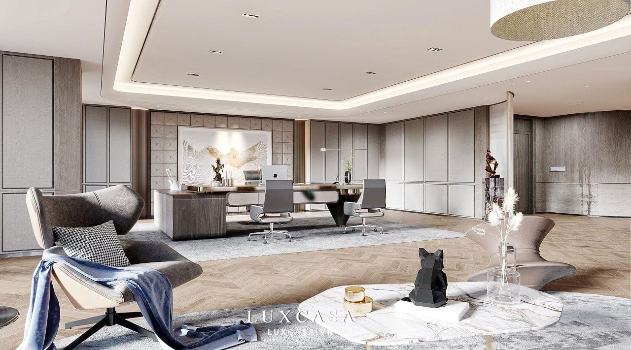 Thiết kế nội thất văn phòng công ty bất động sản
