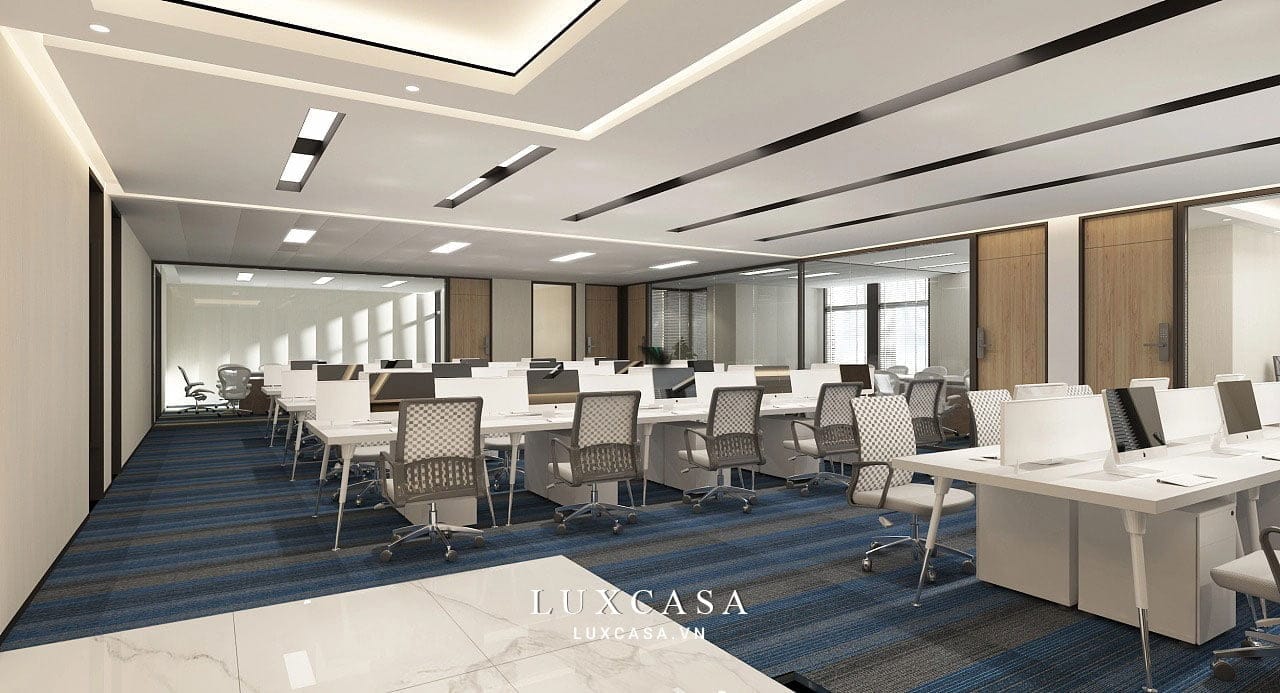 Thiết kế nội thất văn phòng công ty cho thuê