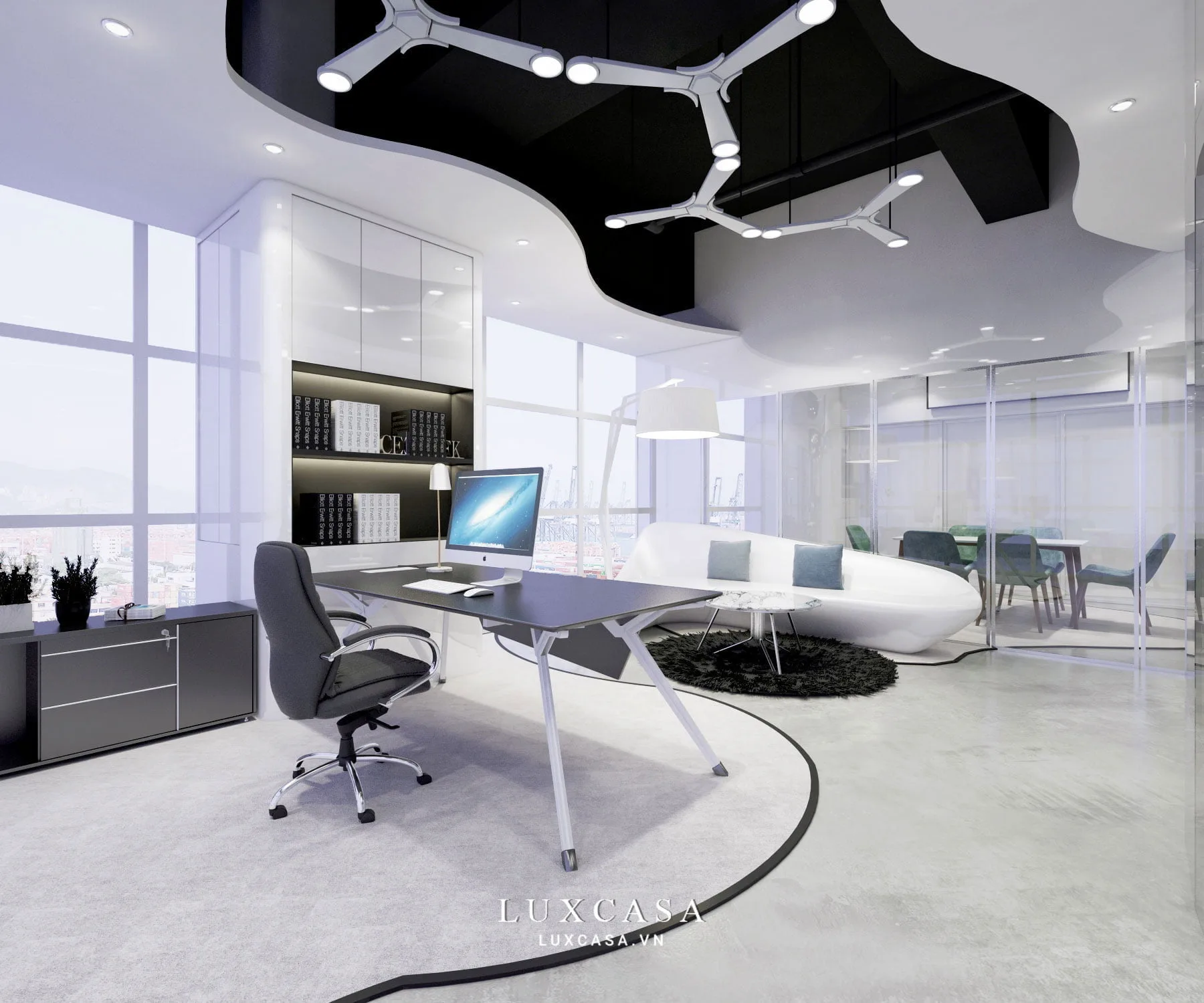 Thiết kế nội thất văn phòng công ty công nghệ