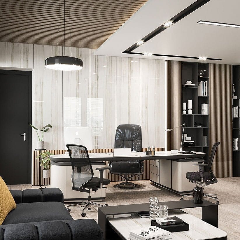 Thiết kế nội thất văn phòng tài chính EL-Samman
