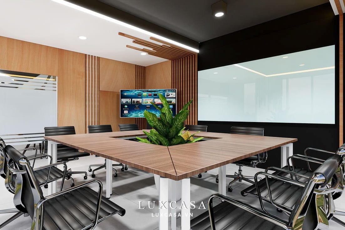 Thiết kế nội thất phòng họp ASDP tiện nghi