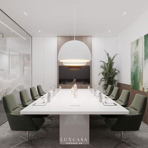 Thiết kế phòng họp Go Green