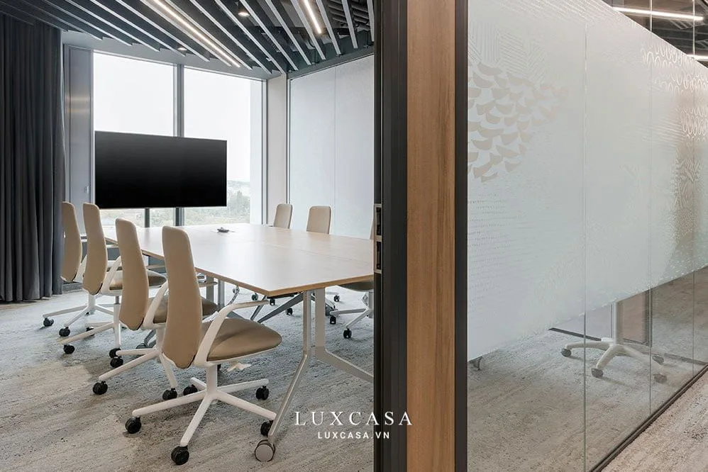 Thiết kế phòng họp riêng văn phòng Oracle