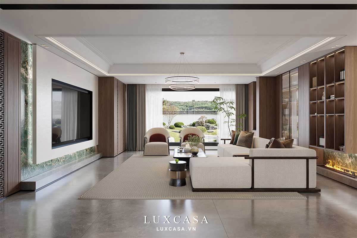 Thiết kế nội thất biệt thự sang trọng