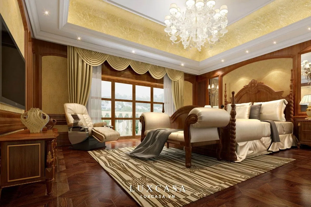 thiết kế nội thất biệt thự tân cổ điển