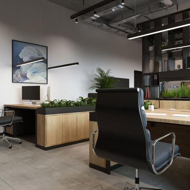 Thiết kế văn phòng công ty Linux