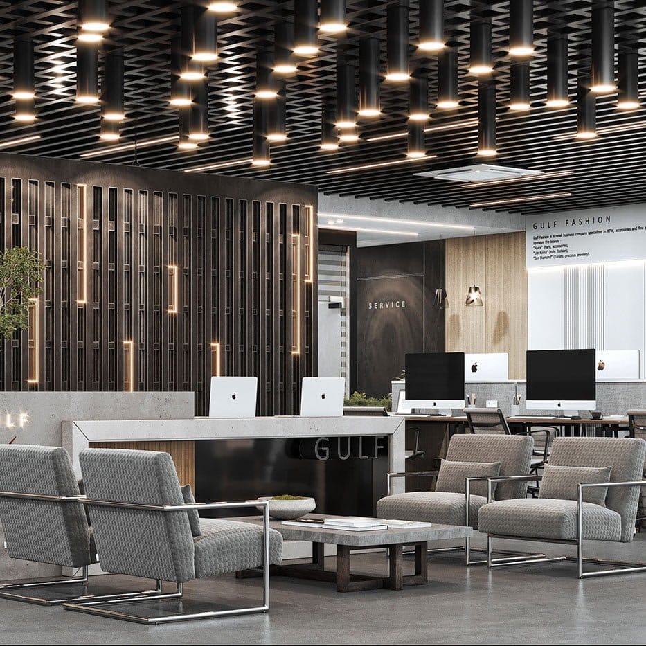 Thiết kế văn phòng thời trang Gulf Fashion thời thượng, tinh tế 2 Thiết kế văn phòng công ty Gulf Fashion