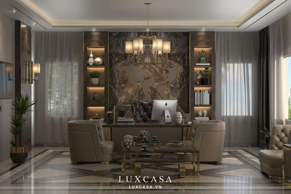 Thiết kế văn phòng giám đốc Deasung đẳng cấp