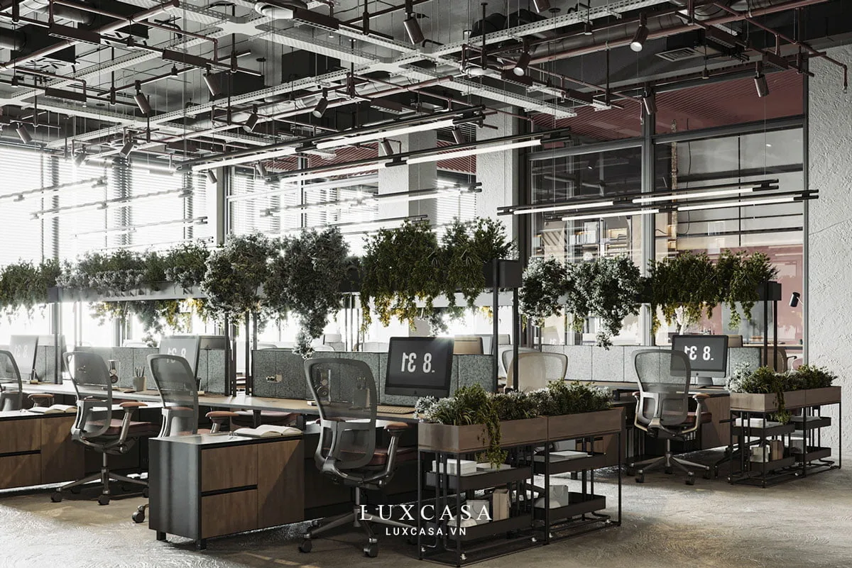 Thiết kế văn phòng làm việc chung phong cách Bắc Âu