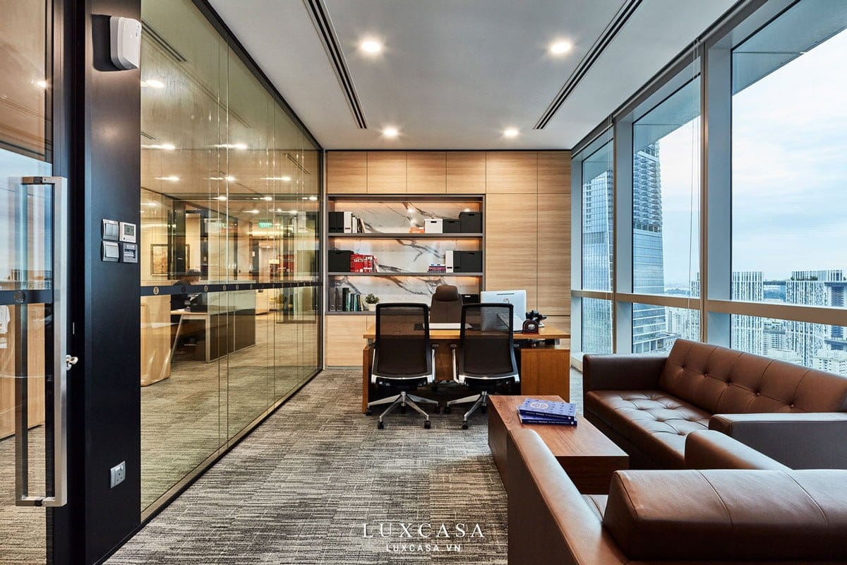 Văn phòng giám đốc nhỏ đẹp