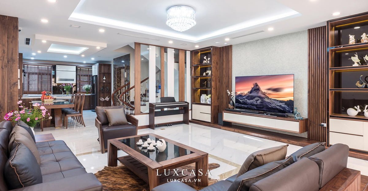 Thiết kế nội thất biệt thự hiện đại 