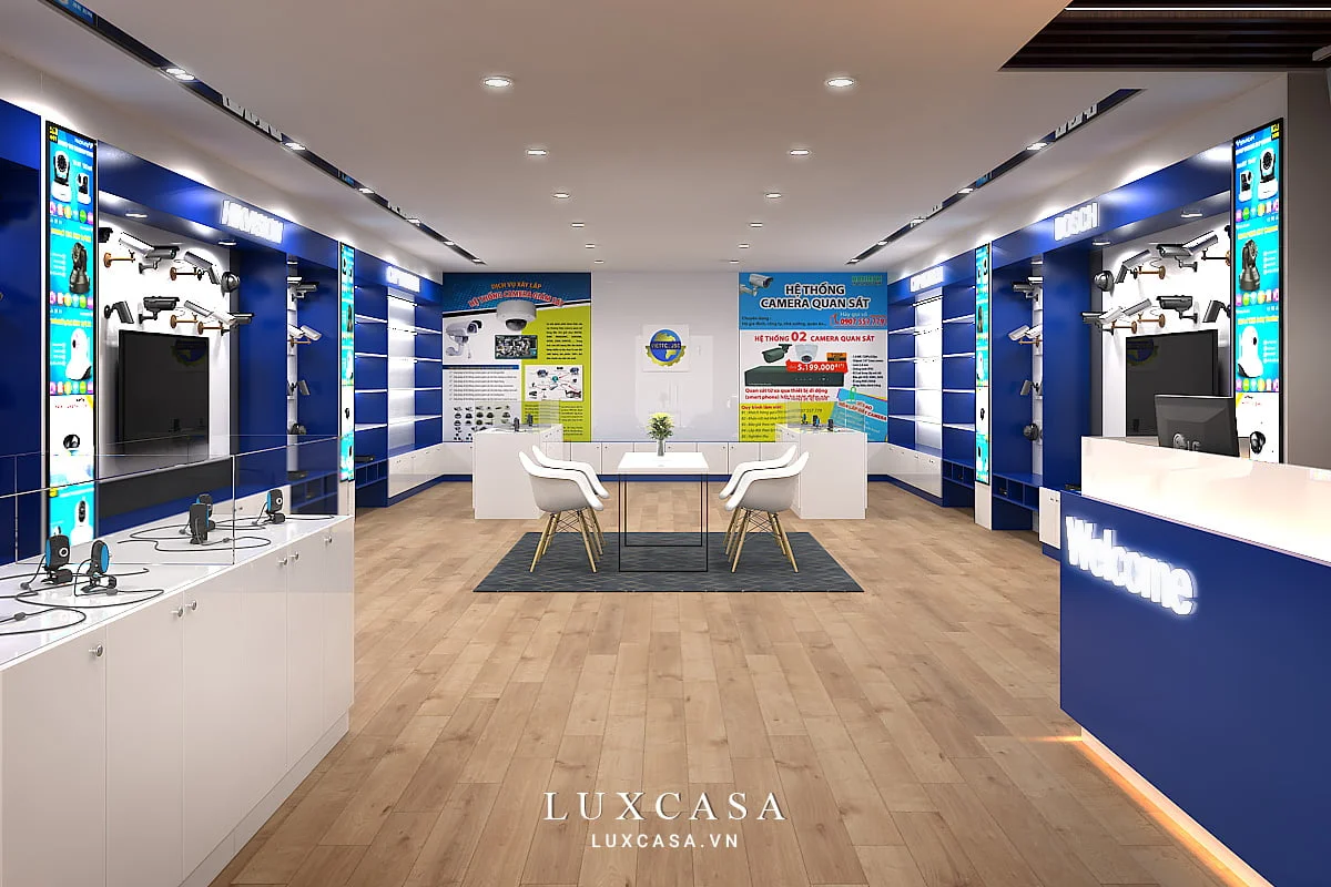 Thiết kế cửa hàng đồ công nghệ