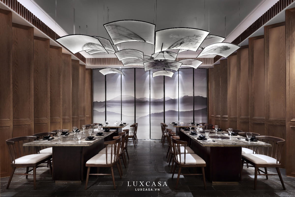 Thiết kế nhà hàng phong cách Trung Hoa