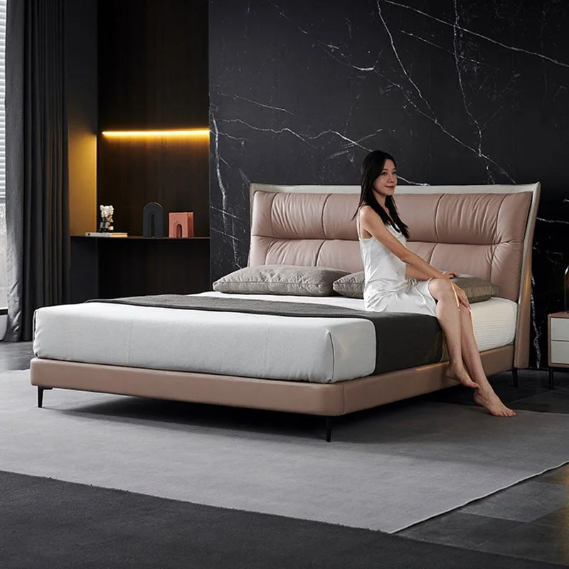 giương ngủ bằng da 