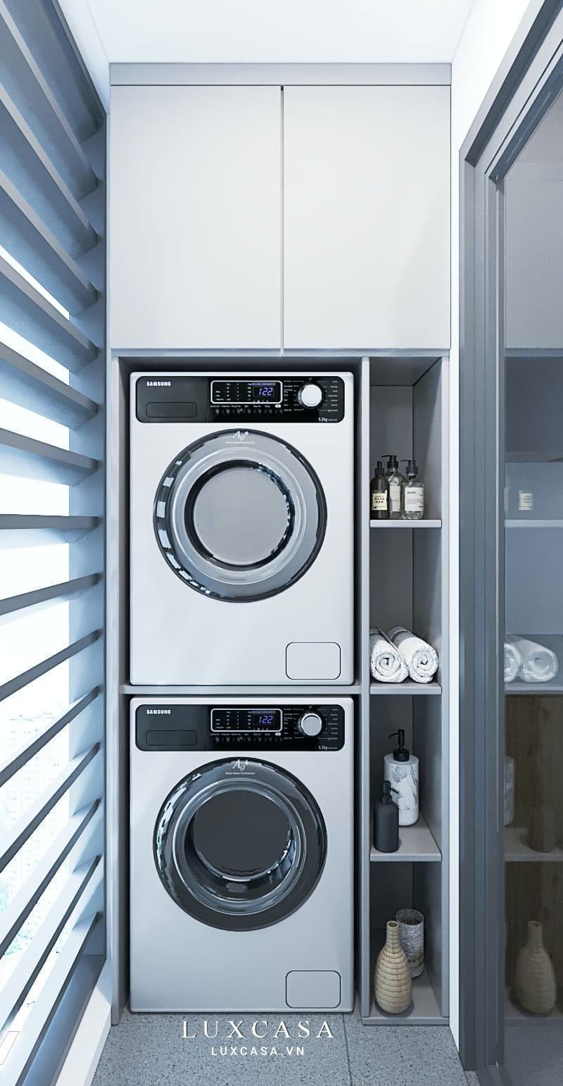 Dự án thiết kế chung cư 65m2 NCC72 8 Ban công chung cư 65m2