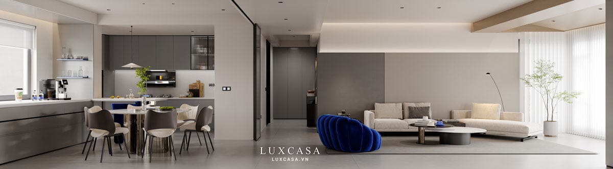 Dự án thiết kế chung cư hiện đại thông minh 1 Bao quát không gian chung cư hiện đại thông minh