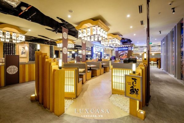 Thiết kế nội thất nhà hàng phong cách trung hoa