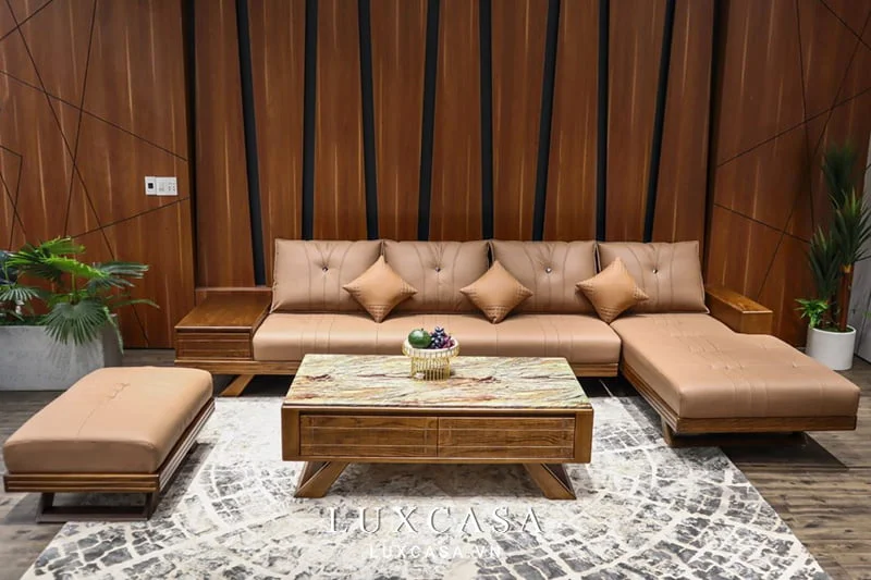Bộ bàn ghế sofa gỗ