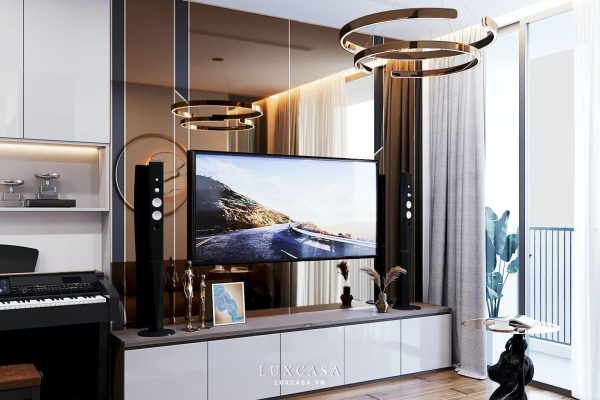 Cận cảnh phòng khách chung cư 65m2