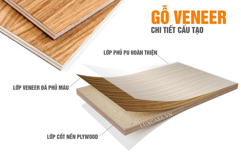 Cấu trúc gỗ Veneer