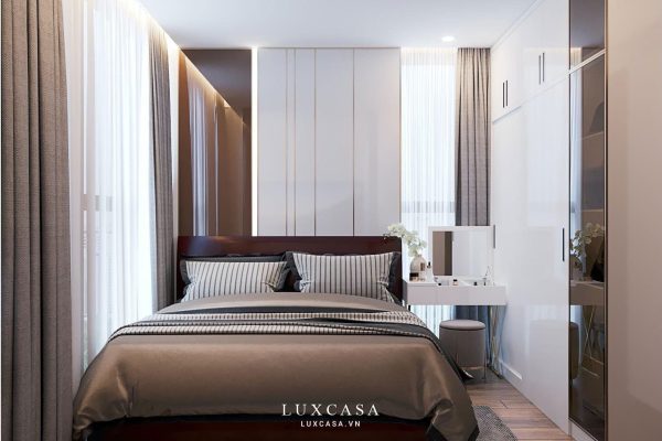 Thiết kế phòng ngủ chung cư 65m2 cho bố mẹ