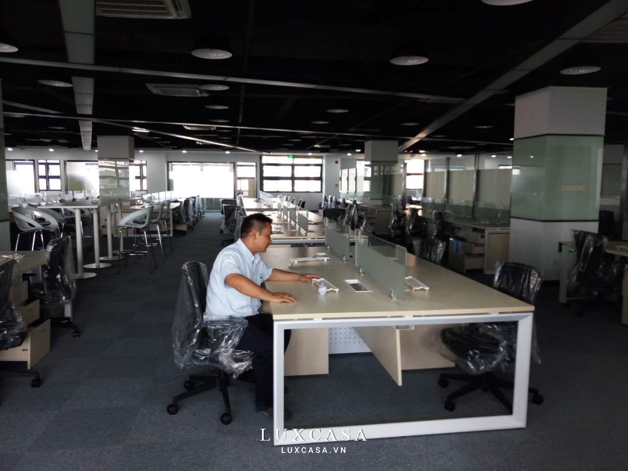 du an thi cong van phong 300m2