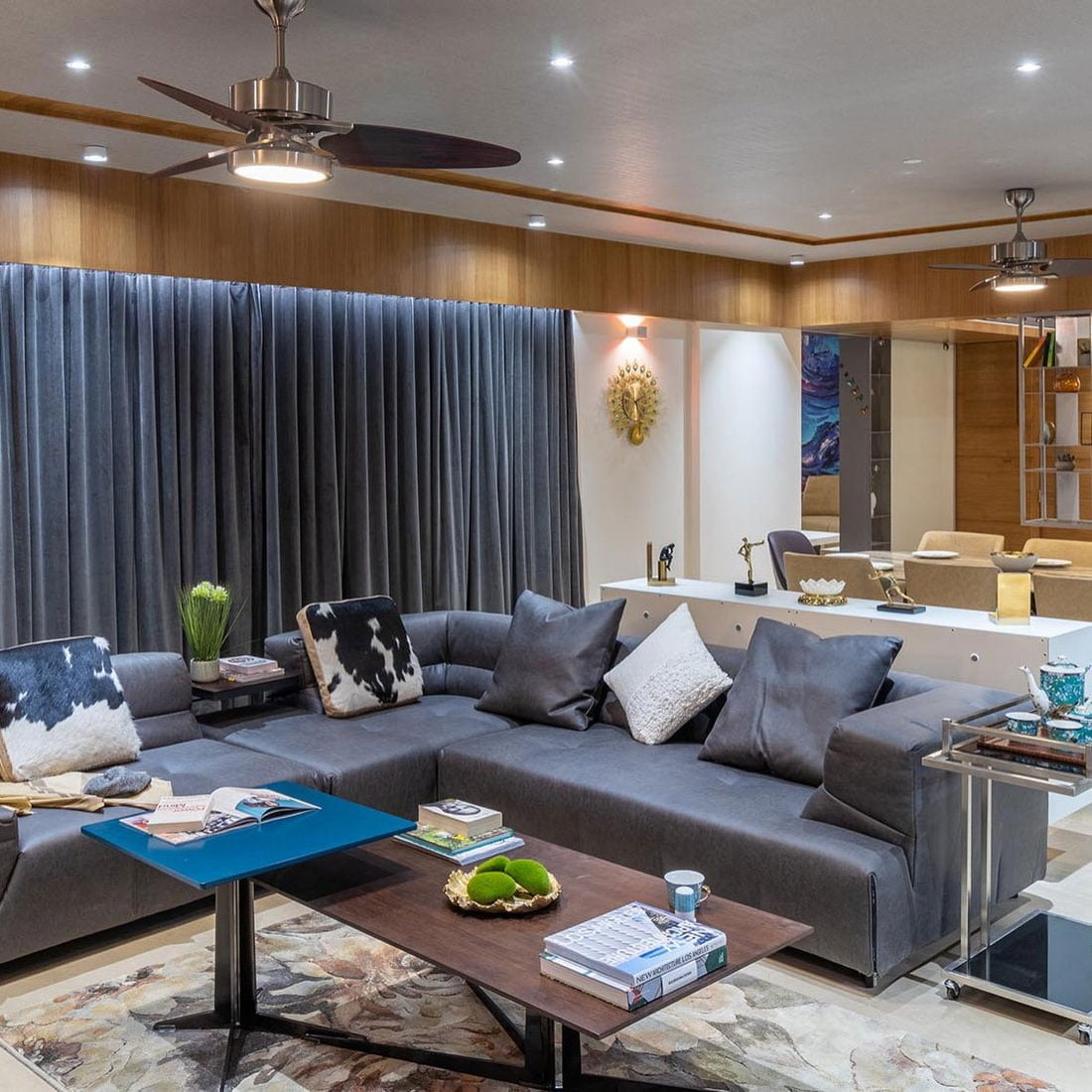 Thiết kế nội thất chung cư gỗ 82m2 1 Dự án thiết kế nội thất gỗ cho chung cư