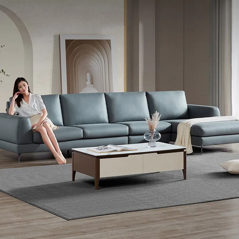 mẫu ghế sofa bọc da cao cấp 